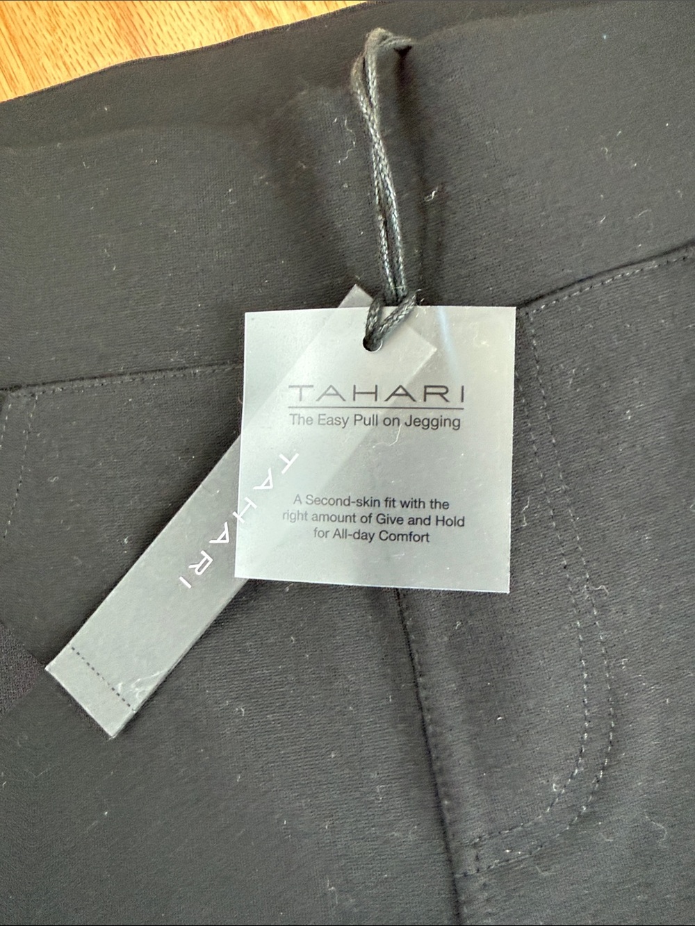 Tahari Black Pull-On Pants
